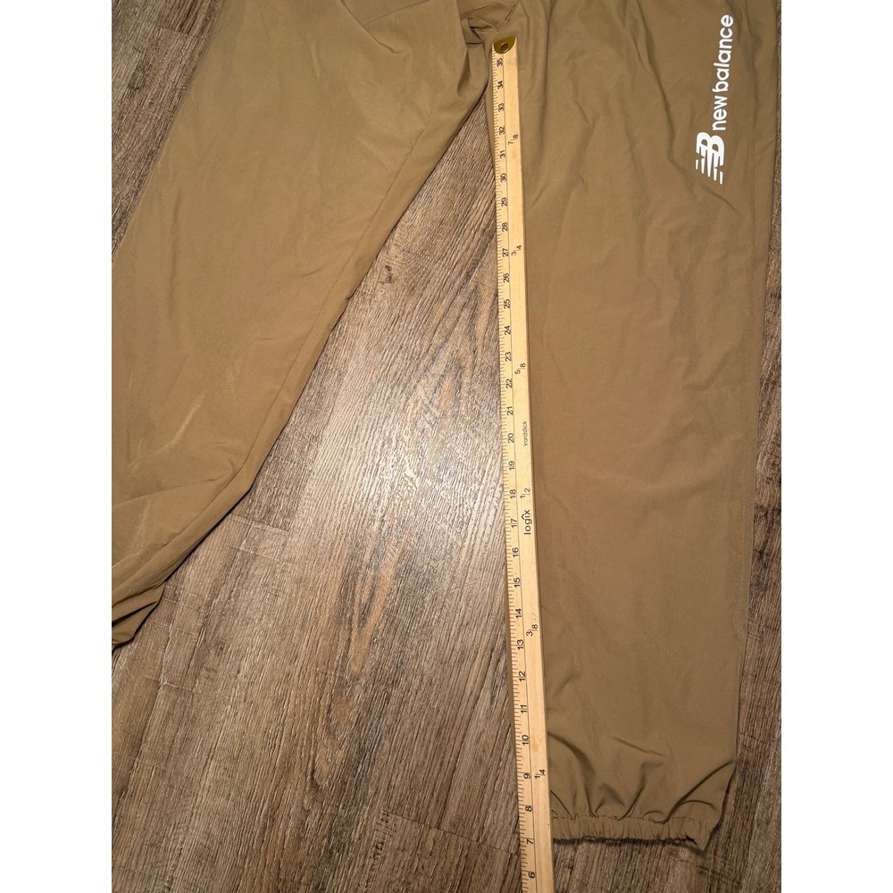 New Balance Mens XL Tan Khaki Track Pants Joggers Athletic Running Training - Picture 8 of 12